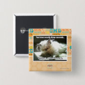 Drie seconden vierkante button 5,1 cm (Voorkant /achterkant)