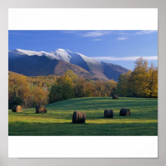 Drie seizoenen, Mt Mansifield, Vermont Poster (Voorkant)