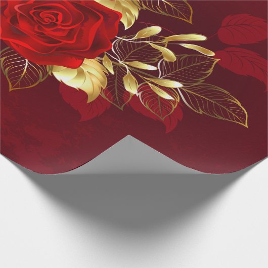 Drie sieradenrozen cadeaupapier (Hoek)