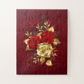 Drie Sieradenrozen Legpuzzel (Verticaal)