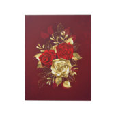 Drie Sieradenrozen Notitieblok (Gedraaid)