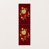 Drie Sieradenrozen Visitekaartjes (Buitenkant ongevouwen)