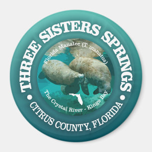 Drie Sisters Springs (rd) Magneet