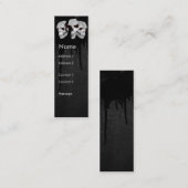 Drie Skulls Mini Visitekaartje (Voorkant / Achterkant)