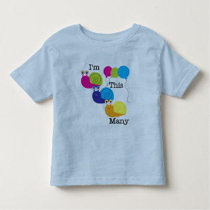 Drie slakken Ik ben zo veel Tshirts en geschenken