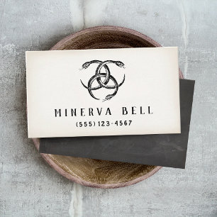 Drie Slangen Halloween Visitekaartje