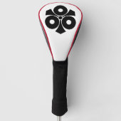 Drie slangenogen met zwaarden golfheadcover (Voorkant)