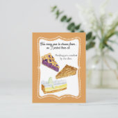 Drie soorten comfort briefkaart (Staand voorkant)