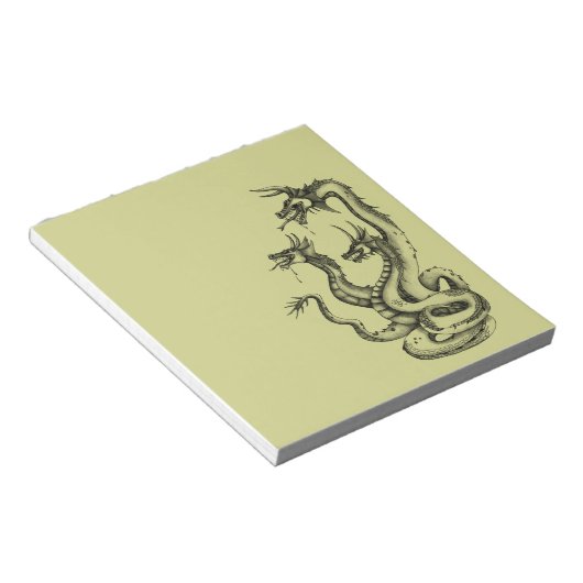 Drie soorten Hydra-ontwerp Notitieblok (Schuin)