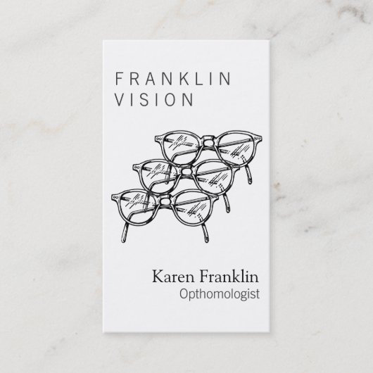 Drie spectaculaire oogbolletjes visitekaartje (Voorkant)