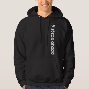 Drie stappen vooruit hoodie