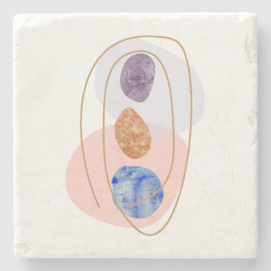 Drie Stenen Onderzetter (Voorkant)