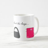 Drie stijlvolle handtassen koffiemok (Voorkant rechts)