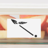 Drie straaletiketten labels (Aangebracht)