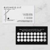 drie stratenkaart kortingskaartje (Voorkant / Achterkant)