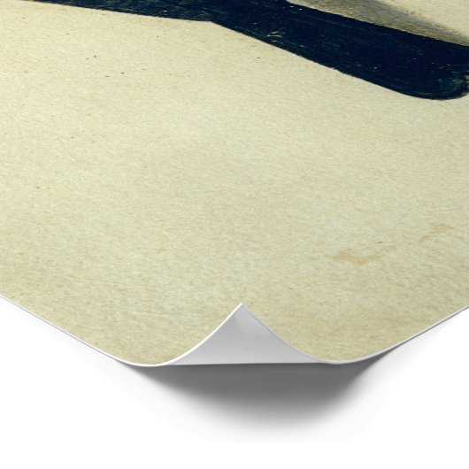 Drie studies van een vinnige poster (Hoek)