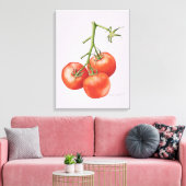 Drie tomaten op de wijnstok 1997 canvas afdruk (Insitu (Woonkamer))