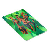 Drie traditionele etnische zwarte vrouwen dansen magneet (Rechterzijde)