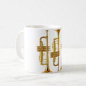 Drie Trumpets Koffiemok (Voorkant links)