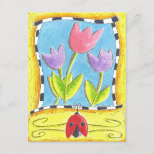 Drie Tulpen Briefkaart