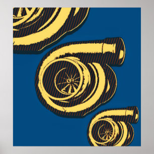 Drie Turbos Poster