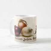 Drie uien koffiemok (Voorkant links)