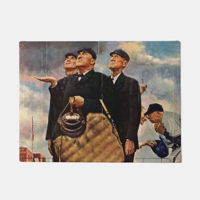 Drie Umpires Deurmat (Voorkant)
