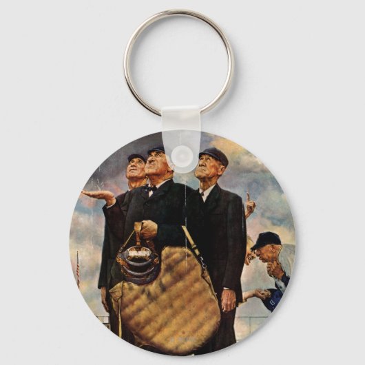 Drie Umpires Sleutelhanger (Voorkant)