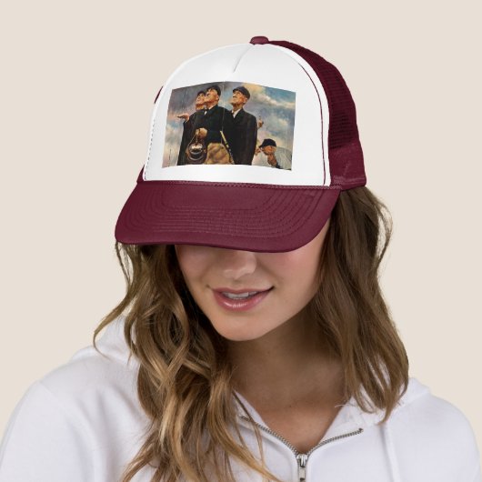 Drie Umpires Trucker Pet (In situ)