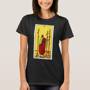 Drie van de Kaart van Wands Tarot Rider Waite dec T-shirt