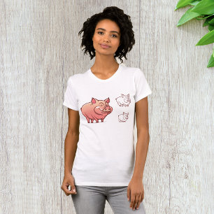 Drie Varkens Dames T-Shirt