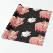 Drie varkens inpakpapier (Uitgerold)