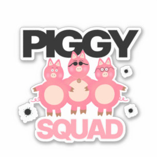 Drie varkens sticker