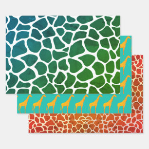 Drie vellen multifunctionele papierafdrukken van d