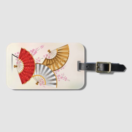 Drie ventilatoren bagagelabel (Voorkant (horizontaal))