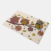 Drie verschuldigd op filiaal deurmat (Schuin)