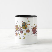 Drie verschuldigd op filiaal mok (Midden)