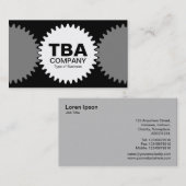 Drie versnellingen v2 - Wit en Semi Tranparent Visitekaartje (Voorkant / Achterkant)