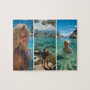 Drie Verticale Streep Boho Foto 8x10 Legpuzzel