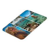 Drie Verticale Streep Boho Foto Magneet (Linkerzijde)