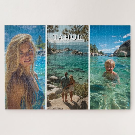Drie Verticale Strepen Boho Foto 20x30 Legpuzzel (Horizontaal)