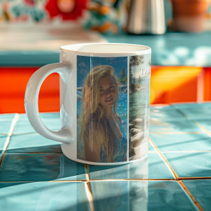 Drie Verticale Strepen Boho Foto Mok