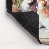 Drie Victoriaans Kittens Muismat (Hoek)