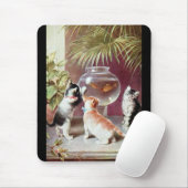 Drie Victoriaans Kittens Muismat (Met muis)