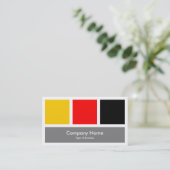 Drie vierkantjes 04 visitekaartje (Staand voorkant)