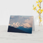 Drie Vingergebergten - Frameable Art Kaart (Gele Bloem)