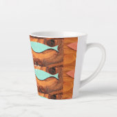 Drie vispatronen Thunder_Cove Latte Mok (Rechts)