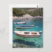 Drie Vissende boten Briefkaart (Voorkant / Achterkant)