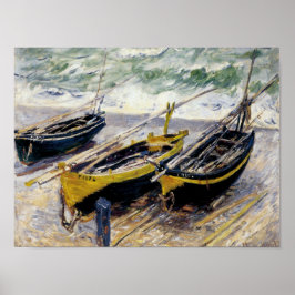 Drie Vissende boten Poster