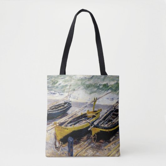 Drie Vissende boten Tote Bag (Voorkant)